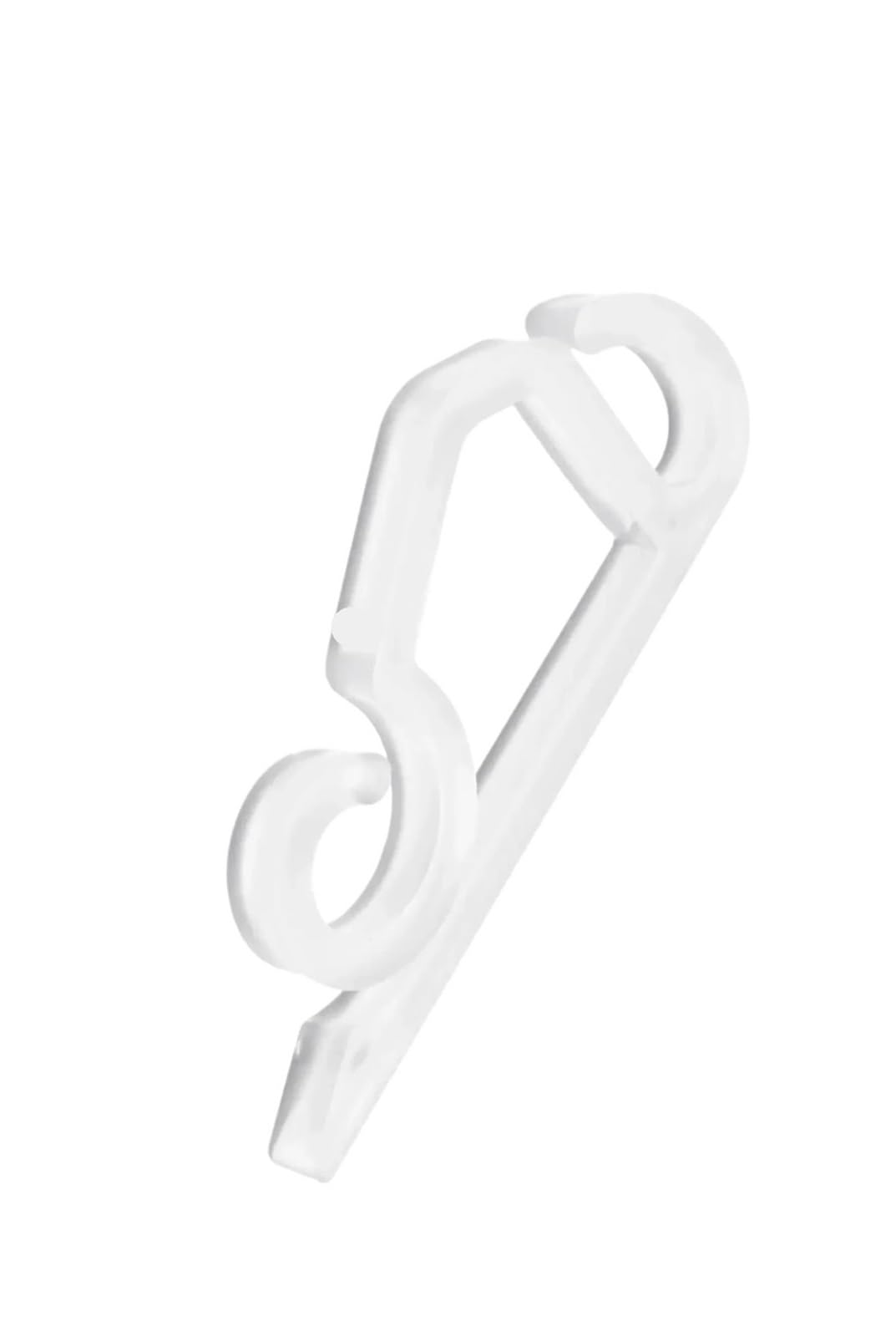 BAYNOPURIN Outdoor Light Hook 20pcs Christmas Light Clips Gutter Hook Outdoor Weatherproof Holiday Hanging Clip for Outside Decoration String(20pcs White)