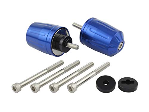 ポッシュ(POSH) バイク用品 ハンドルバーエンド ウルトラヘビーバーエンドタイプ2 ホンダ/スズキ系純正ハンドル用 M6タイプ CB1300SF/SB | CB400SFなど ブルー 033979-01-10