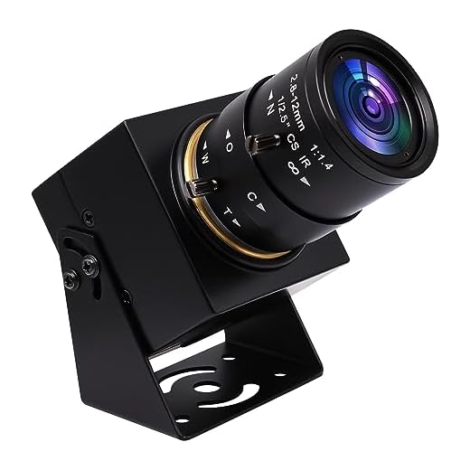 SVPRO 8MP Zoom Webcam for Laptop, 2.8-12mm Lens Manual Focus USB Camera for PC Computer Camera, Windows, Linux, MacOS, Android