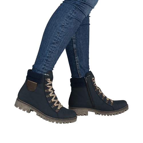 Rieker Damen 785f8 Stiefeletten, Navy Chestnut 14, 39 EU – Ansicht 7
