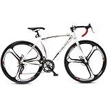 Max4out 700C Wheel Road Bike Commuter Bike, 14/21 Speed Shifter, Dual...