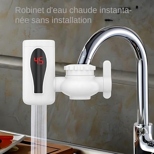 Robinet d'eau chaude instantanée : finie l'attente avec ce mitigeur LED