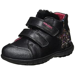 Pablosky 5212 babylaarzen voor meisjes, zwart, 20 EU