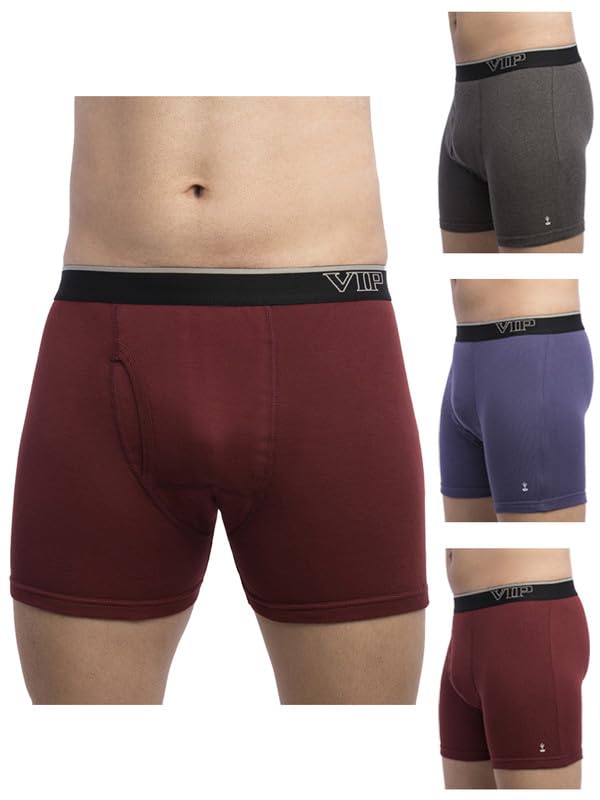 vip Men's Cotton Solid (Pack of 4) (Regal_1300_Trunks_PO4_M_Assorted-picture-25