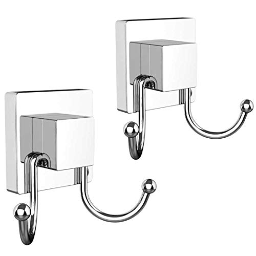 HOME SO Suction Cup Hooks for Shower, Bathroom, Kitchen, Glass Door, Mirror, Tile
