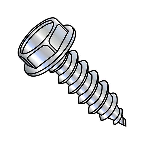 Tornillo autorroscante cabeza hexagonal 10-12X1/2 zinc pack 8000