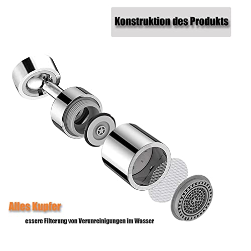 Aeratore Rubinetto, Risparmio M22 M24 Beccuccio