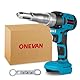 ONEVAN Akku Nietzange Kompatibel mit Makita 18V, 20,000N Nietpistole Bürstenlose Automatischer Elektrische Popnietenzange, für 2.4-5.0 mm Blindnieten (ohne Batterie)