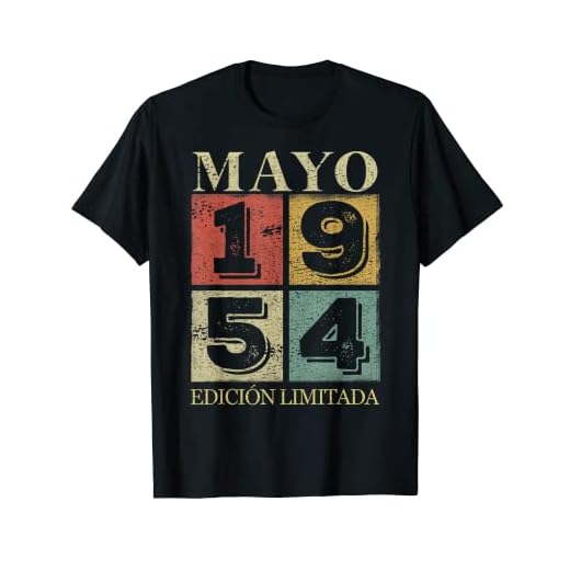 68 Años Cumpleaños Mayo 1954 Hombre Mujer Mayo 1954 68 Camiseta
