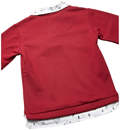 Conjunto Casaco E Calça Moletom, Up Baby, Meninos, Bordo, 08