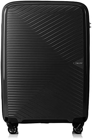 Tripp Black Chic Medium 4 Wheel Expandable Suitcase