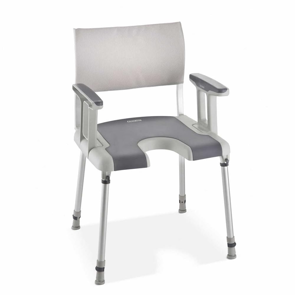 Invacare Aquatec Sorrento Duschstuhl - Dusch-Toilettenrollstuhl