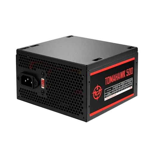 FONTE TGT TOMAHAWK 500W PRETO, TMWK500