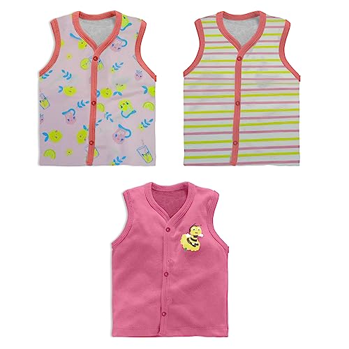 Image of Tinchuk Baby Boy's & Baby Girl's Printed T-Shirt /Jhabla /Nightsuits with Assorted Prints- Multi-Pack