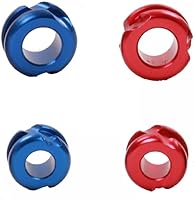 Vista 11 de 4PCS Bow Sight Peep, 1/4" 3/16" aleación de aluminio Peep Sight Archery Accesorios para arco compuesto