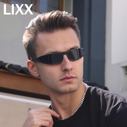 LIXX Wrap Around Sunglasses UV400 Protection Minimalist Lightweight Comfort Unisex Versatility Designer-Inspired Aesthetics4