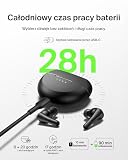 Belkin SoundForm Rhythm True Wireless Słuchawki Douszne Bluetooth z Aktywną Redukcją Szumów (ANC) i Mikrofonem, Szybkie Ładowanie USB-C, 28 Godzin Pracy na Baterii, Wodoodporność IPX5 – Czarne