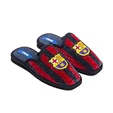  Zapatillas FC Barcelona Chinilla Bicolor-Unisex Zapatillas de Estar por casa Hombre Invierno Otoño - 42 EU