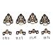 dophee 4Pcs Retro Style Box Toggle Latch Catch, Antique Iron Duckbilled Hasp for Jewellery Box Gift Wooden Case Chest Suitcase Trunk Ordinary Box Crafts, 1.61