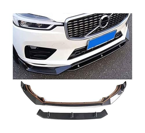 Becquet de pare-choc avant en fibre de carbone pour Volvo XC60 2018-2020