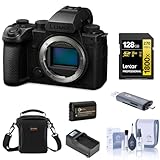 Panasonic LUMIX S5IIX Mirrorless Camera, Bundle with Battery, Smart Charger, 128GB Memory Card and 67mm Filter Kit