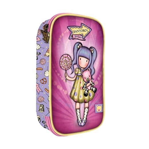 Santoro-Plumier Desplegable 45 Pcs. Gorjuss Fairground First Prize 12,5X22X6Cm, Multicolor (1046GJ10)