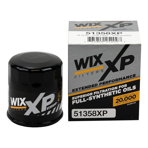 WIX 51358XP WIX XP Oil Filter Replacement Built for Synthetic Oil - Compatible With Honda (87-12) Kia (95-05) Infiniti-Nissan (96-17)