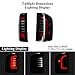 vvavv LED Tail Lights Compatible with 2007-2013 Chevy Silverado 1500 2007-2014 Silverado 2500 HD/3500 HD, LED Tube Rear Light Lamp Dark Smoke Replace A Pair