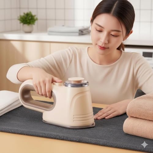 Image of Portable Handheld Garment Steamer | 1000W Foldable Mini Travel Steam Iron | 160ml | Iron Rest Pads | Heat Resistant | Anti-Slip Mat | Protective Waterproof Insulation Mat | Assorted (Color Multi 0)