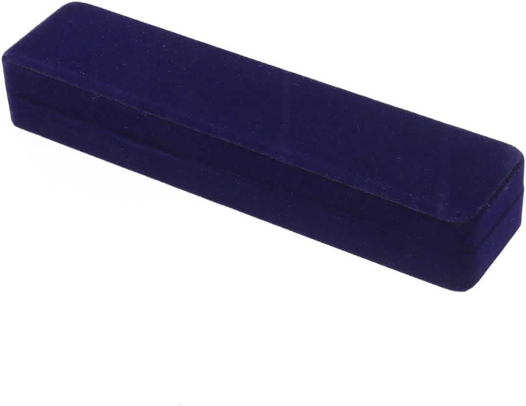 Necklace Box Rectangular Jewelry Organizer Flocking Cloth for Brooch
