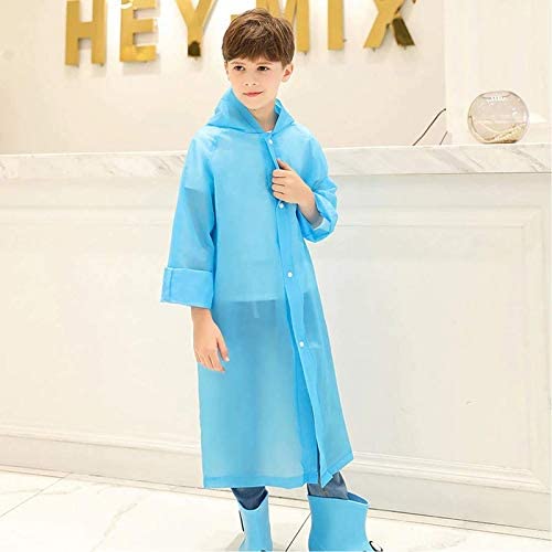 Image of Boy's|Girl's PVC Raincoat With Hood For kids (Pack of 2)