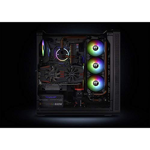 Thermaltake Vent TT Pure 14 ARGB Sync Case Fan 3 Pack CL-F080-PL14SW-A 5623 Ventilateur PC Noir
