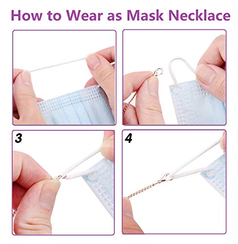 Vinchic Colorful Beaded Eyeglass Chain Sunglass Holder Strap Eyeglass Necklace Chain Cord For Women #TOP5