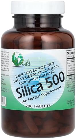 World Organics Silica 500Mg Tabs 200