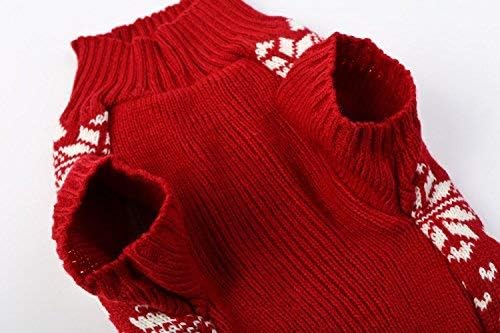 Lanyarco Red Reindeer Christmas Dog Sweater - Image 5
