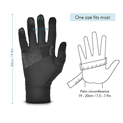 Andoer Luvas de inverno touchscreen ao ar livre impermeável térmico quente antiderrapante luvas de d