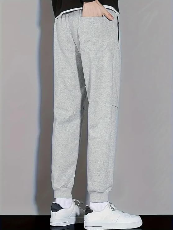 Image of Lymio Men's Regular Slim Fit Mid Rise ycra Full Elastic Jogger Track Pant Printed Joggers (TP-47-49)