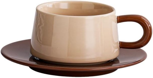 Ceramic Coffee Cups Saucers Restaurant Household Mugs Office Afternoon Tea