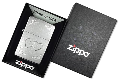 Encendedor Zippo Clásico con Diseño Corazón Elegante miniatura 3
