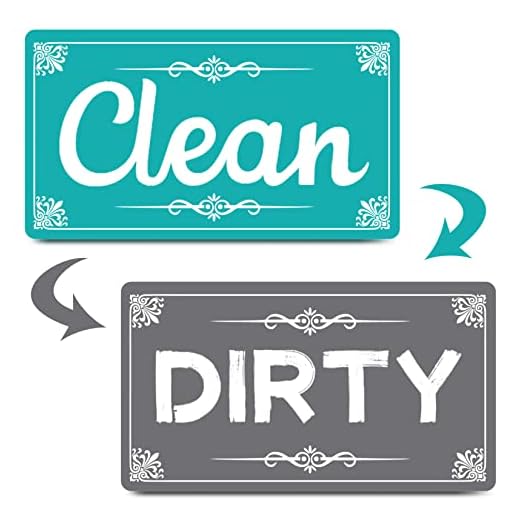 Dirty Clean Dishwasher Magnet,Dishwasher Magnet Clean Dirty Sign Magnet for Dishwasher Dish Bin That Says Clean or Dirty Dish Washer Refrigerator for Kitchen Organization and Storage Necessities