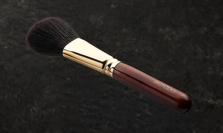 BISYODO Long Series Powder Brush - Round Flat Type
