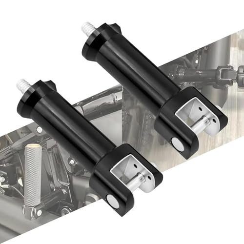Support Repose-Pieds Passager Améliore le Confort Softail Breakout Fat Boy 2018-2023 Noir