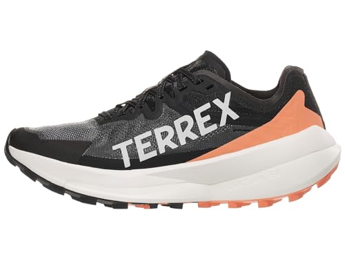 Adidas Tênis de corrida Terrex Agravic Speed Trail, Core Black/Grey One/Amber Tint, 37 BR
