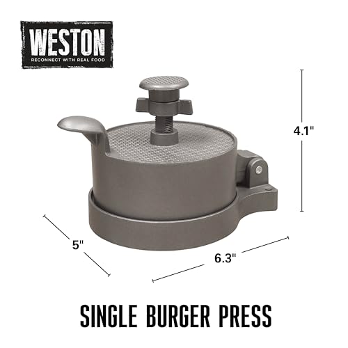 Weston 07-0301 antiadherente sola hamburguesa de Prensa