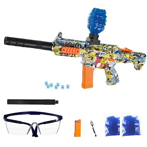 FunBlasters – Gel Blaster Gun ARP9 – Pistolet à Bille Eau Electrique Automatique – 20000 Balles et Lunettes – Watersoft Puissant Fusil Arme Mitraillette -...