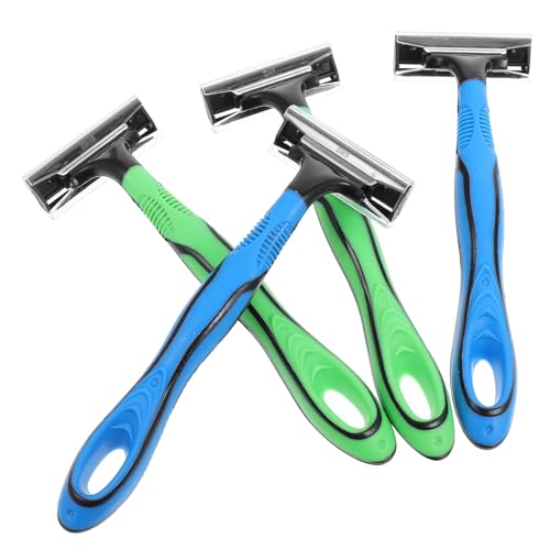 Ipetboom Maquinilla de Afeitar para Hombre Portátil de 3 Capas, Cuchilla de Afeitar para Barba y Depilador Corporal, Tamaño Pequeño, para Piel Sensible, Uso en Rostro y Cuerpo, Adecuado