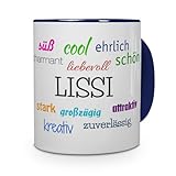 Personalisierte Tasse mit Namen Lissi