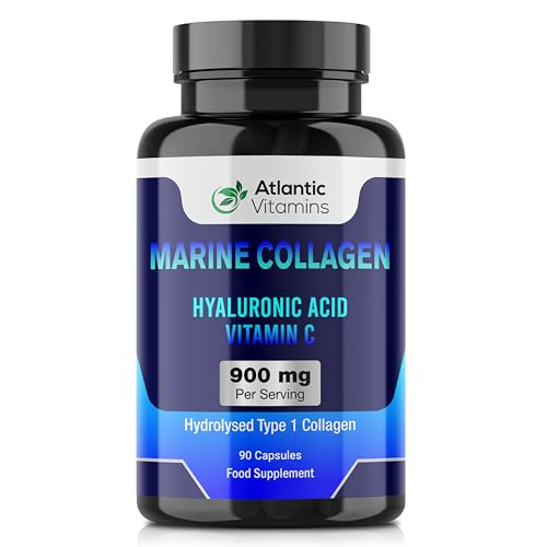Atlantic Vitamins Marine Collagen 900 mg Capsules