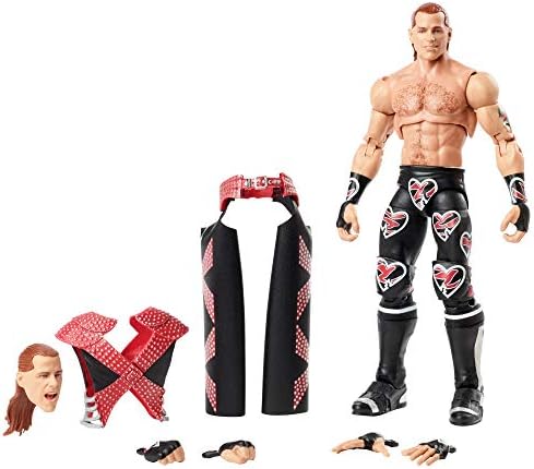 ​WWE Ultimate Edition 6-Inch Shawn Michaels Action Figure With Entrance Gear, Extra Heads & Swappable Hands ​