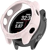 Custodie per Garmin Forerunner 570 42 mm/47 mm, custodia protettiva flessibile in TPU resistente ai graffi (rosa, Garmin Forerunner 570 47 mm)